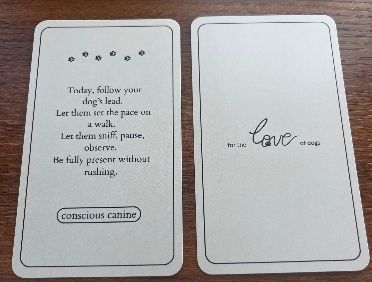 Conscious Canine Card Deck Pre-Order