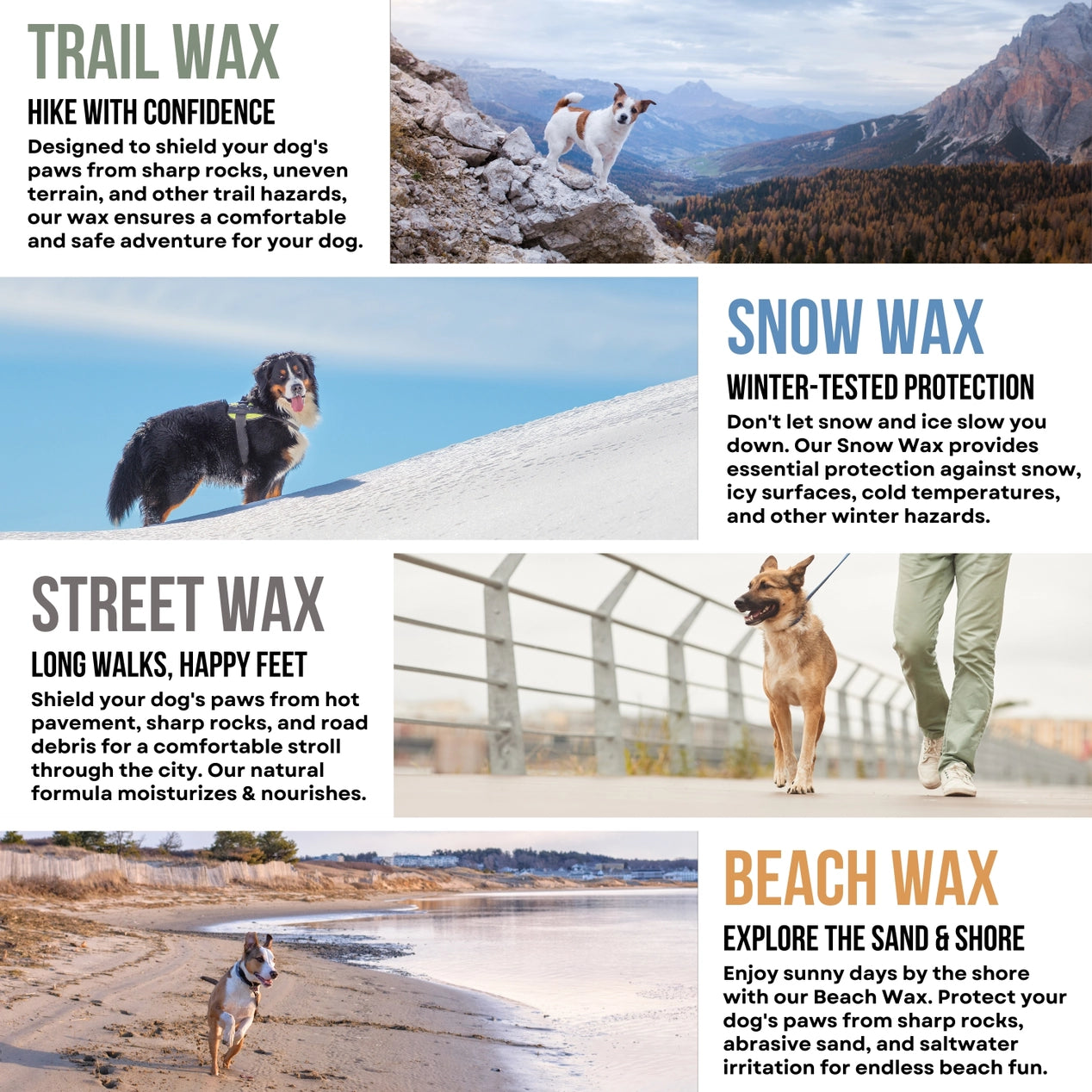All-Terrain Paw Wax Kit - 6 Pieces