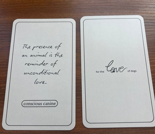 Conscious Canine Card Deck Pre-Order